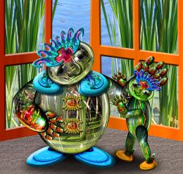 King Bloop and Prince Gloop
